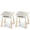 MON PETIT MEUBLE FRANCAIS Tables De Chevet Good Is Beautiful 2 Chevets Laqués Avec Tiroir En Frêne, Plateau 40 Cm -SURMATELAS Soldes 2 chevets laques avec tiroir en frene plateau 40 cm