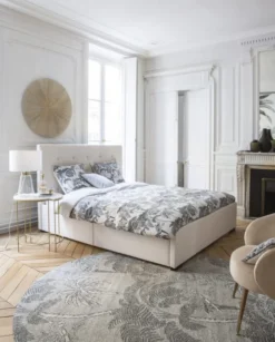 Maisons Du Monde 2 Tables De Chevet En Métal Doré Et Marbre Blanc -SURMATELAS Soldes 2 tables de chevet en metal dore et marbre blanc 1000 16 37 199953 7