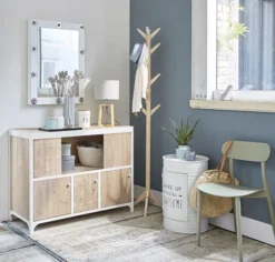 Maisons Du Monde Tables De Chevet Chevet 1 Porte En Métal Blanc -SURMATELAS Soldes chevet 1 porte en metal blanc 1000 4 30 166162 5