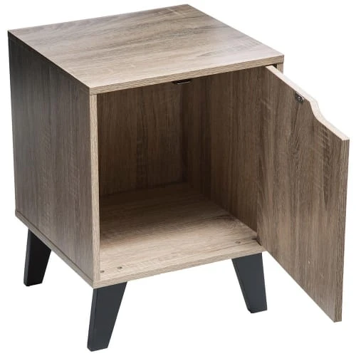 Five Simply Smart Tables De Chevet Chevet 1 Porte Naturel 4 Five Simply Smart Tables De Chevet Chevet 1 Porte Naturel – Image 2
