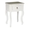 The Home Deco Factory Tables De Chevet Chevet 1 Tiroir Blanc -SURMATELAS Soldes chevet 1 tiroir blanc