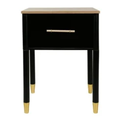 Jardideco Tables De Chevet Chevet 1 Tiroir Bois -SURMATELAS Soldes chevet 1 tiroir bois 2