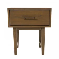 MACABANE Tables De Chevet Chevet 1 Tiroir En Mindi -SURMATELAS Soldes chevet 1 tiroir en mindi 3