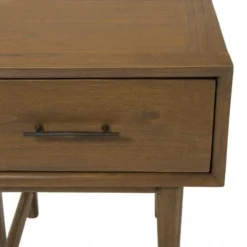 MACABANE Tables De Chevet Chevet 1 Tiroir En Mindi -SURMATELAS Soldes chevet 1 tiroir en mindi 4