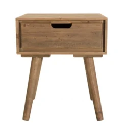 MACABANE Tables De Chevet Chevet 1 Tiroir En Sapin -SURMATELAS Soldes chevet 1 tiroir en sapin 4