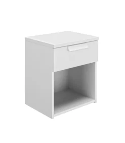 Calicosy Tables De Chevet Chevet 1 Tiroir H50cm - Blanc -SURMATELAS Soldes chevet 1 tiroir h50cm blanc 4