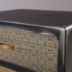 MACABANE Tables De Chevet Chevet 2 Tiroirs -SURMATELAS Soldes chevet 2 tiroirs 5