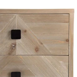 MACABANE Tables De Chevet Chevet 2 Tiroirs Beige Pieds En Sapin Noir -SURMATELAS Soldes chevet 2 tiroirs beige pieds en sapin noir 2