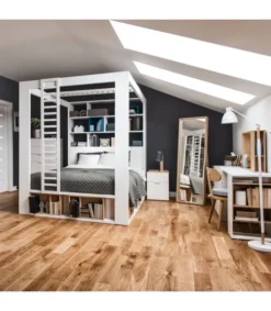 Calicosy Tables De Chevet Good Is Beautiful Chevet 2 Tiroirs Blanc Et Plateau Décor Chêne -SURMATELAS Soldes chevet 2 tiroirs blanc et plateau decor chene 4