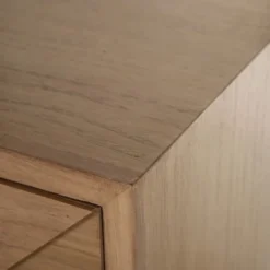 Altobuy Tables De Chevet Chevet 2 Tiroirs Bois Naturel Et Teinté Or -SURMATELAS Soldes chevet 2 tiroirs bois naturel et teinte or 5