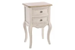 Hellin Tables De Chevet Chevet 2 Tiroirs En Bois