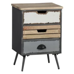 Altobuy Tables De Chevet Chevet 3 Tiroirs