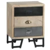 Altobuy Tables De Chevet Chevet 3 Tiroirs -SURMATELAS Soldes chevet 3 tiroirs 4