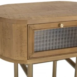 MACABANE Tables De Chevet Chevet Couleur Naturel 1 Tiroir -SURMATELAS Soldes chevet couleur naturel 1 tiroir 5