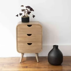 Casatera Tables De Chevet Chevet En Manguier Naturel Bois Clair -SURMATELAS Soldes chevet en manguier naturel bois clair 1