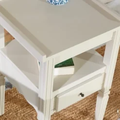 Robin Des Bois Tables De Chevet Chevet En Pin 1 Tiroir Blanc Argile -SURMATELAS Soldes chevet en pin 1 tiroir blanc argile 5