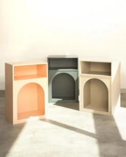 RNT By Really Nice Things Tables De Chevet Chevet Rangement En Mdf Laqué Nude 11 RNT By Really Nice Things Tables De Chevet Chevet Rangement En Mdf Laqué Nude -SURMATELAS Soldes chevet rangement en mdf laque nude 4