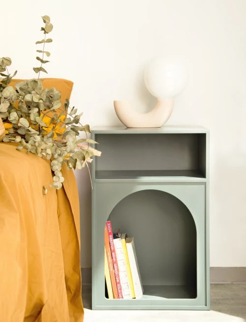 RNT By Really Nice Things Tables De Chevet Chevet Rangement En Mdf Laqué Vert 4 RNT By Really Nice Things Tables De Chevet Chevet Rangement En Mdf Laqué Vert – Image 2