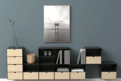 Hellin Tables De Chevet Chevet Suspendu Cube En Métal Et Bambou 1 Tiroir 1 Niche -SURMATELAS Soldes chevet suspendu cube en metal et bambou 1 tiroir 1 niche 3