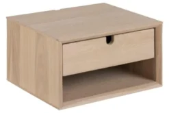 Hellin Tables De Chevet Chevet Suspendu Rectangulaire En Finition Bois 1 Niche Et 1 Tiroir -SURMATELAS Soldes chevet suspendu rectangulaire en finition bois 1 niche et 1 tiroir 3