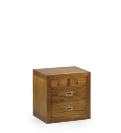 MOYCOR Tables De Chevet Commode En Bois Marron L45