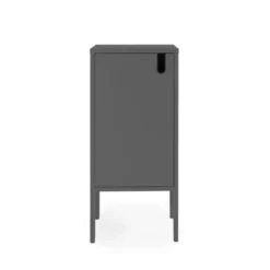 Tenzo Tables De Chevet Petit Meuble De Rangement En Bois H89cm Gris Anthracite