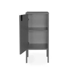 Tenzo Tables De Chevet Petit Meuble De Rangement En Bois H89cm Gris Anthracite -SURMATELAS Soldes petit meuble de rangement en bois h89cm gris anthracite 3