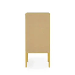 Tenzo Tables De Chevet Petit Meuble De Rangement En Bois H89cm Jaune Moutarde -SURMATELAS Soldes petit meuble de rangement en bois h89cm jaune moutarde 5
