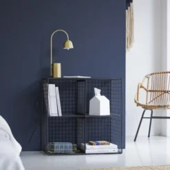 Tikamoon Tables De Chevet Rangement En Métal -SURMATELAS Soldes rangement en metal 3