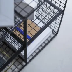 Tikamoon Tables De Chevet Rangement En Métal -SURMATELAS Soldes rangement en metal 4