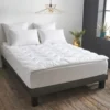 WAKE ME GREEN Surmatelas Gonflant Durable - Coton Bio 160x200 Cm -SURMATELAS Soldes surmatelas gonflant durable coton bio 160x200 cm