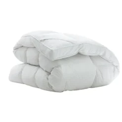 MPC Maison Surmatelas Hôtel Luxe En Plume Blanc 180x200 Cm