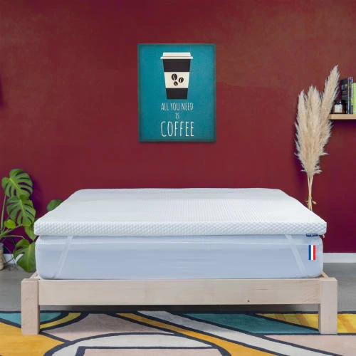 Bdreams Surmatelas Mémoire De Forme 120x190cm 4 Bdreams Surmatelas Mémoire De Forme 120x190cm – Image 2