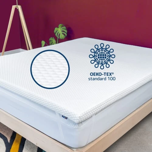 Bdreams Surmatelas Mémoire De Forme 120x190cm 6 Bdreams Surmatelas Mémoire De Forme 120x190cm – Image 4