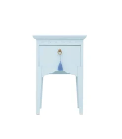 RNT By Really Nice Things Tables De Chevet Table Chevet 1 Tiroir Laqué Pin Massif Aigue Marine.