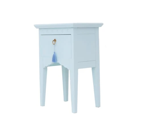 RNT By Really Nice Things Tables De Chevet Table Chevet 1 Tiroir Laqué Pin Massif Aigue Marine. 6 RNT By Really Nice Things Tables De Chevet Table Chevet 1 Tiroir Laqué Pin Massif Aigue Marine. – Image 4