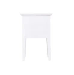 RNT By Really Nice Things Tables De Chevet Table Chevet 1 Tiroir Laqué Pin Massif Blanc. -SURMATELAS Soldes table chevet 1 tiroir laque pin massif blanc 4