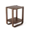 Umbra Tables De Chevet Table D'appoint En Bois Marron 53x42cm -SURMATELAS Soldes table d appoint en bois marron 53x42cm