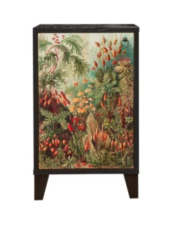 RNT By Really Nice Things Tables De Chevet Table De Bois De Pin Massif Avec Imprimé Floral Multicouleur Malasia.
