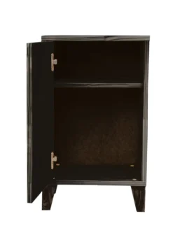 RNT By Really Nice Things Tables De Chevet Table De Bois Pin Massif Imprimé Florale Sur Fond Noir Colibri -SURMATELAS Soldes table de bois pin massif imprime florale sur fond noir colibri 3