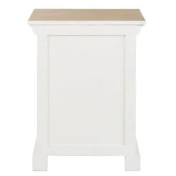 Maisons Du Monde Tables De Chevet Table De Chevet 1 Porte 1 Tiroir En Manguier Massif Blanc -SURMATELAS Soldes table de chevet 1 porte 1 tiroir en manguier massif blanc 1000 14 10 175777 6