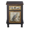 Maisons Du Monde Tables De Chevet Table De Chevet 1 Porte 1 Tiroir Noire Et Dorée à Motifs -SURMATELAS Soldes table de chevet 1 porte 1 tiroir noire et doree a motifs 1000 8 24 216299 1