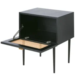 Maisons Du Monde Tables De Chevet Table De Chevet 1 Porte Cannage En Rotin -SURMATELAS Soldes table de chevet 1 porte cannage en rotin 1000 0 4 199223 2