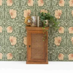 Passage Vernet Tables De Chevet Table De Chevet 1 Porte En Cannage Marron -SURMATELAS Soldes table de chevet 1 porte en cannage marron 4