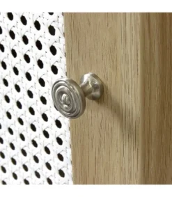 Casâme Tables De Chevet Table De Chevet 1 Porte Façade Rotin -SURMATELAS Soldes table de chevet 1 porte facade rotin 5