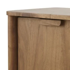 Maisons Du Monde Tables De Chevet Table De Chevet 1 Porte Réversible En Bois D'acacia Massif Marron -SURMATELAS Soldes table de chevet 1 porte reversible en bois d acacia massif marron 1000 2 15 219693 3