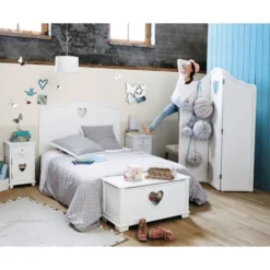 Maisons Du Monde Tables De Chevet Table De Chevet 1 Tiroir Blanche -SURMATELAS Soldes table de chevet 1 tiroir blanche 1000 5 18 117237 12