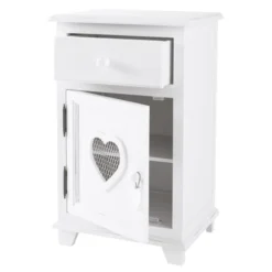 Maisons Du Monde Tables De Chevet Table De Chevet 1 Tiroir Blanche -SURMATELAS Soldes table de chevet 1 tiroir blanche 1000 5 18 117237 18