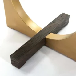 Thai Natura Tables De Chevet Table De Chevet 1 Tiroir Bois Et Métal Doré -SURMATELAS Soldes table de chevet 1 tiroir bois et metal dore 4