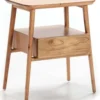 Thai Natura Tables De Chevet Table De Chevet 1 Tiroir Couleur Bois Clair -SURMATELAS Soldes table de chevet 1 tiroir couleur bois clair